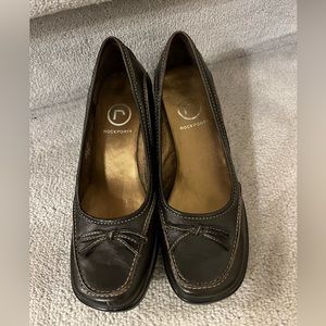New Woman's Brown Rockport Shoes, Size 6 1/2 M, Wedge Heel